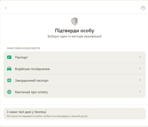 Статус верифікації акаунта Парік 24 в особистому кабінеті